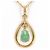 Autre Marque Collana in oro giallo 18K con giada D'oro