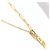 Autre Marque Collana in oro giallo 14K con zircone cubico D'oro - vista 2