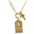 Autre Marque Collana in oro giallo 14K con zircone cubico D'oro - vista 3