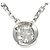 Autre Marque 18K Weißgoldkette mit Diamant Golden
