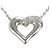 Autre Marque 14K Weißgoldkette mit Diamant Golden