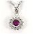 Autre Marque Collana in platino con rubino e diamante - vista 3