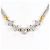 Autre Marque Collana in platino e oro giallo con diamanti D'oro