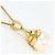 Autre Marque Collana in oro giallo 18K con perla artificiale D'oro - vista 2
