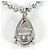Autre Marque Collana con pendente in platino e diamanti - vista 3