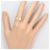 Autre Marque 18K Gelbgold-Ring mit Diamant Golden - Ansicht 7