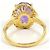 Autre Marque 18K Gelbgold-Ring mit Amethyst Golden - Ansicht 4