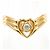 Autre Marque 18K Gelbgold-Ring mit Diamant Golden