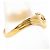 Autre Marque 18K Gelbgold-Ring mit Diamant Golden - Ansicht 3