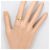 Autre Marque 18K Gelbgold-Ring mit Diamant Golden - Ansicht 5
