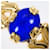 Autre Marque 18K Gelbgold-Ring mit Lapis Lazuli Golden - Ansicht 2
