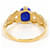 Autre Marque 18K Gelbgold-Ring mit Lapis Lazuli Golden - Ansicht 4