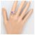 Autre Marque 18K Gelbgold-Ring mit Amethyst und Diamant Golden - Ansicht 7