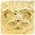 Autre Marque 18K Gelbgold-Ring mit Katzenauge und Diamant Golden - Ansicht 2