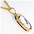 Autre Marque Collar de oro amarillo de 18K con camafeo de piedra Dorado - vue 2