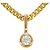 Autre Marque Collana in oro giallo 18K con diamante D'oro