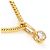 Autre Marque Collana in oro giallo 18K con diamante D'oro - vista 2