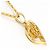 Autre Marque Collana in oro giallo 18K con diamante D'oro - vista 2