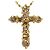 Autre Marque Collana in oro giallo 18K con diamante marrone D'oro