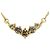 Autre Marque Collana in oro giallo 18K con diamante marrone D'oro