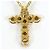 Autre Marque Collana in oro giallo 18K con diamante marrone D'oro - vista 3