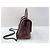Borsa a tracolla Chanel 28 in rosso vino Bordò - vista 6