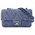 Sac à bandoulière Chanel Mini Matelassé en bleu
