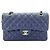 Chanel Matelassé Schultertasche Marineblau