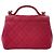 CHANEL Matelassé Business Affinity Shoulder Bag Rosso - vista 3