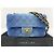 Borsa a Spalla Chanel Mini Matelassé Blu - vista 15