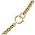 Pendente rotondo Chanel Vintage CC Long in metallo D'oro - vista 6