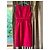 Hobbs Invitation Kleid aus roter Wolle und Seide mit Schleife - Ansicht 2