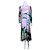Autre Marque Vestido midi de seda estampado Munthe Castaño Rosa Blanco Multicolor Verde Púrpura