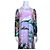 Autre Marque Vestido midi de seda estampado Munthe Castaño Rosa Blanco Multicolor Verde Púrpura - vista 2