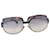 Lunettes de soleil Yves Saint Laurent Métal Argenté Noir Bleu Bijouterie argentée  - vue 1