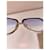 Lunettes de soleil Yves Saint Laurent Métal Argenté Noir Bleu Bijouterie argentée  - vue 2