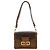 Borsa a tracolla Louis Vuitton Daufine MINI Marrone Monogramma
