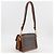 Borsa a tracolla Louis Vuitton Daufine MINI Marrone Monogramma - vista 3