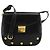 Borsa a tracolla in pelle di vitello nera Salvatore Ferragamo Nero