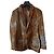 Alexander McQueen 05 AW Mudded Denim Blazer Braun