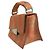 Borsa a tracolla Acne Studios Distortion in scamosciato marrone - vista 3