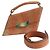 Borsa a tracolla Acne Studios Distortion in scamosciato marrone - vista 6