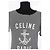 Camiseta Anchor Céline negra de algodón Negro - vista 2