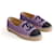 Espadrilles Chanel in tweed blu  - vista 3