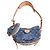 Louis Vuitton Croissant MM Borsa a tracolla denim blu