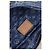 Louis Vuitton Croissant MM Borsa a tracolla denim blu - vista 6