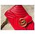 Gucci Marmont Piccola Borsa a Tracolla in Pelle Rossa Rosso - vista 2