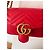 Gucci Marmont Piccola Borsa a Tracolla in Pelle Rossa Rosso - vista 4