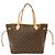 Louis Vuitton Monogram Canvas Tote Bag Braun Fuschia