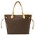 Louis Vuitton Monogram Canvas Tote Bag Braun Fuschia - Ansicht 2